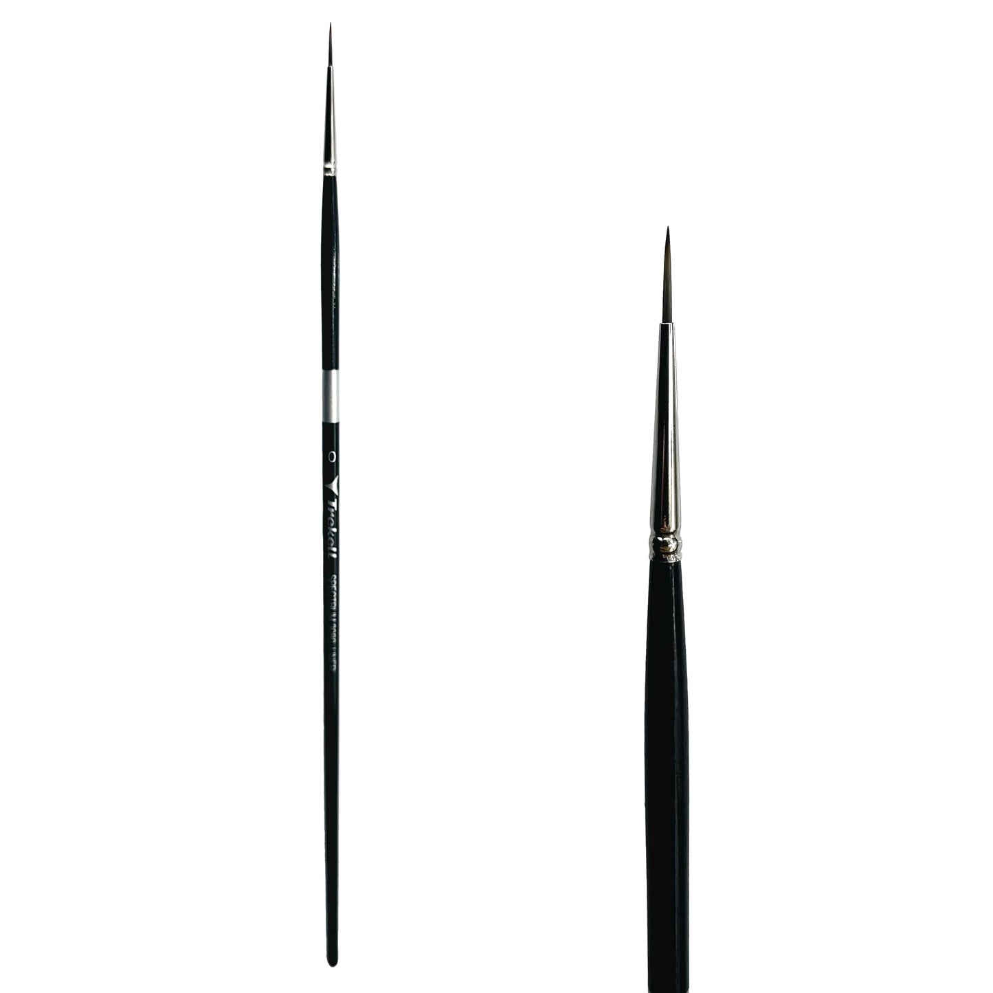 Trekell Spectrum Long Handle Artist Brush - Size #0 Liner