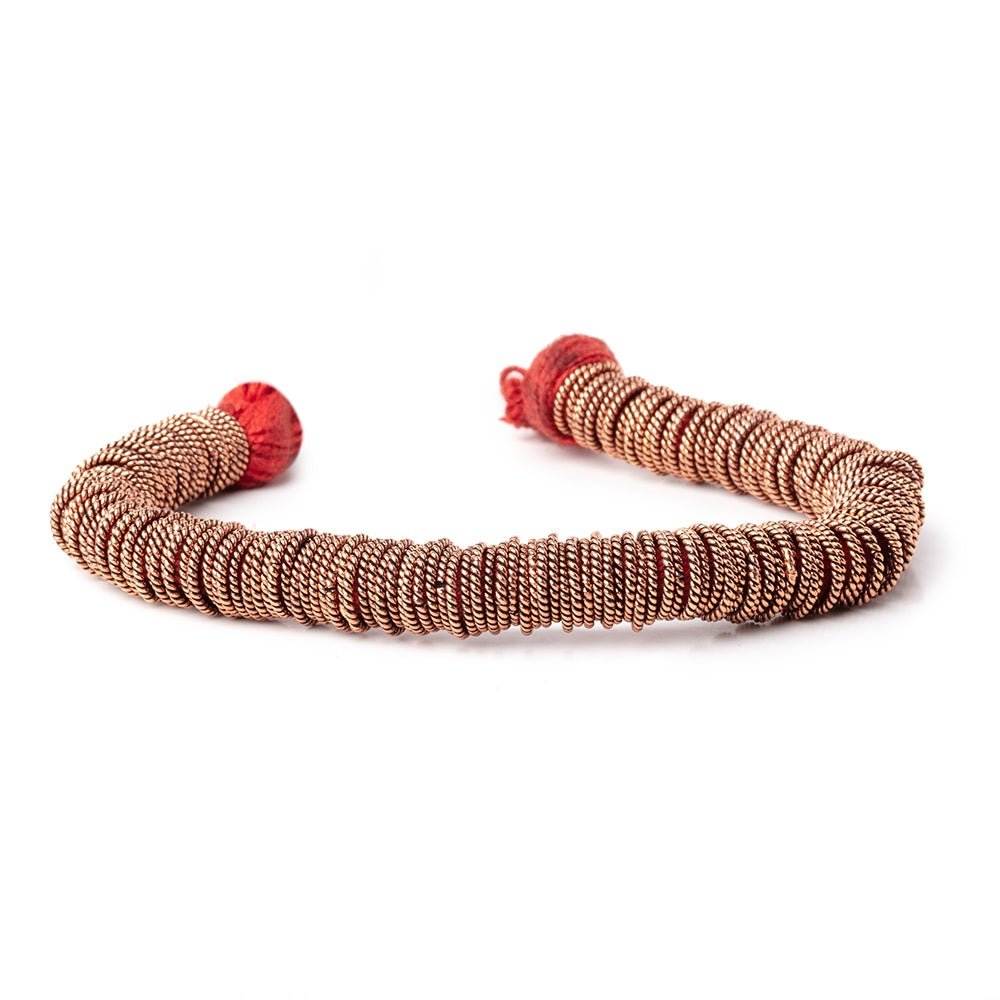 10mm Antiqued Copper Twisted Jumpring 8 inch 176 pieces