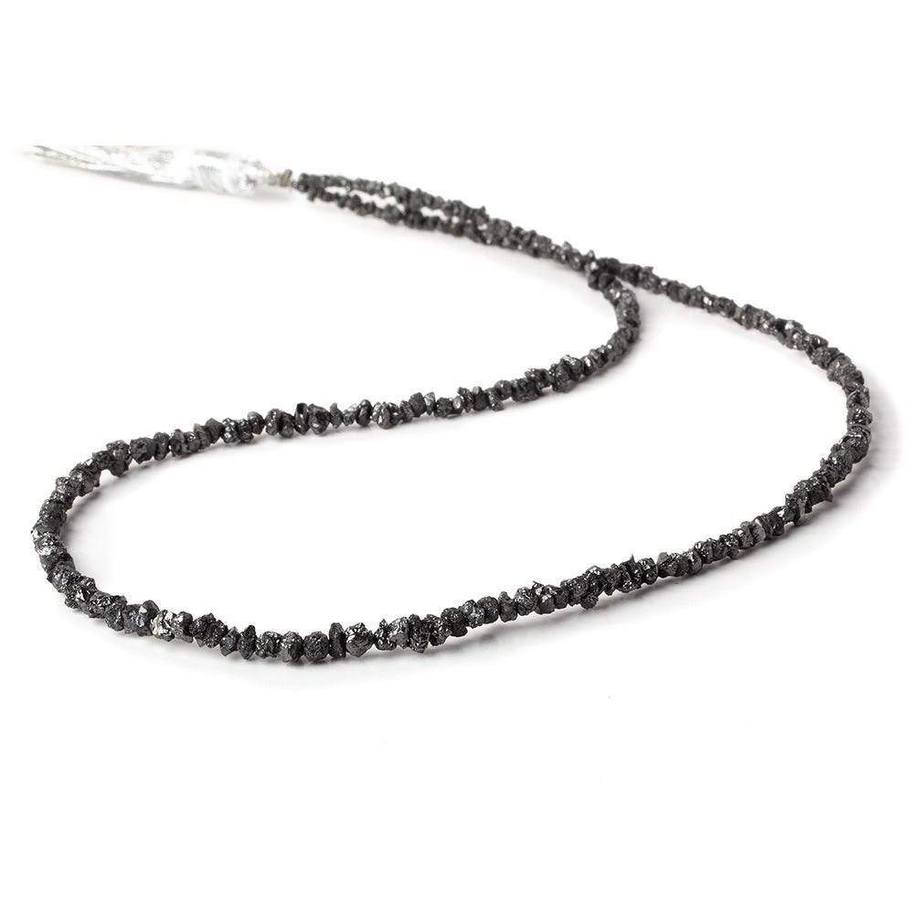 1.5-3.5mm Black Diamond crystal nugget beads 15 inch 220 pieces