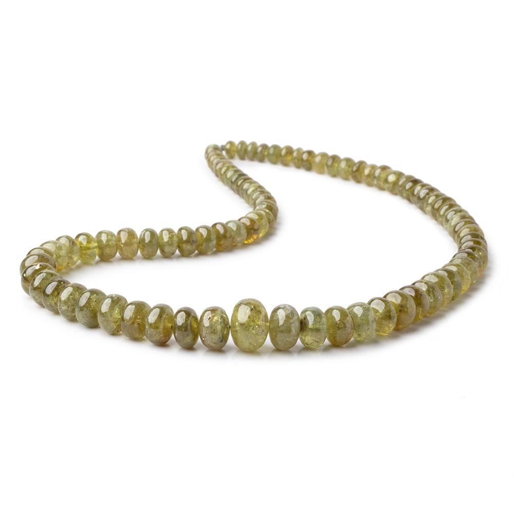 5-11mm Grossular Garnet Plain Rondelle Beads 16 inch 85 pieces