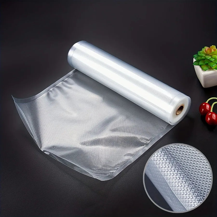 2 Pack Vacuum Sealer Bags; 8Inx16Ft Rolls Food Saver Bags for Sous Vide; BPA Free 2 Packtotal 32Ft