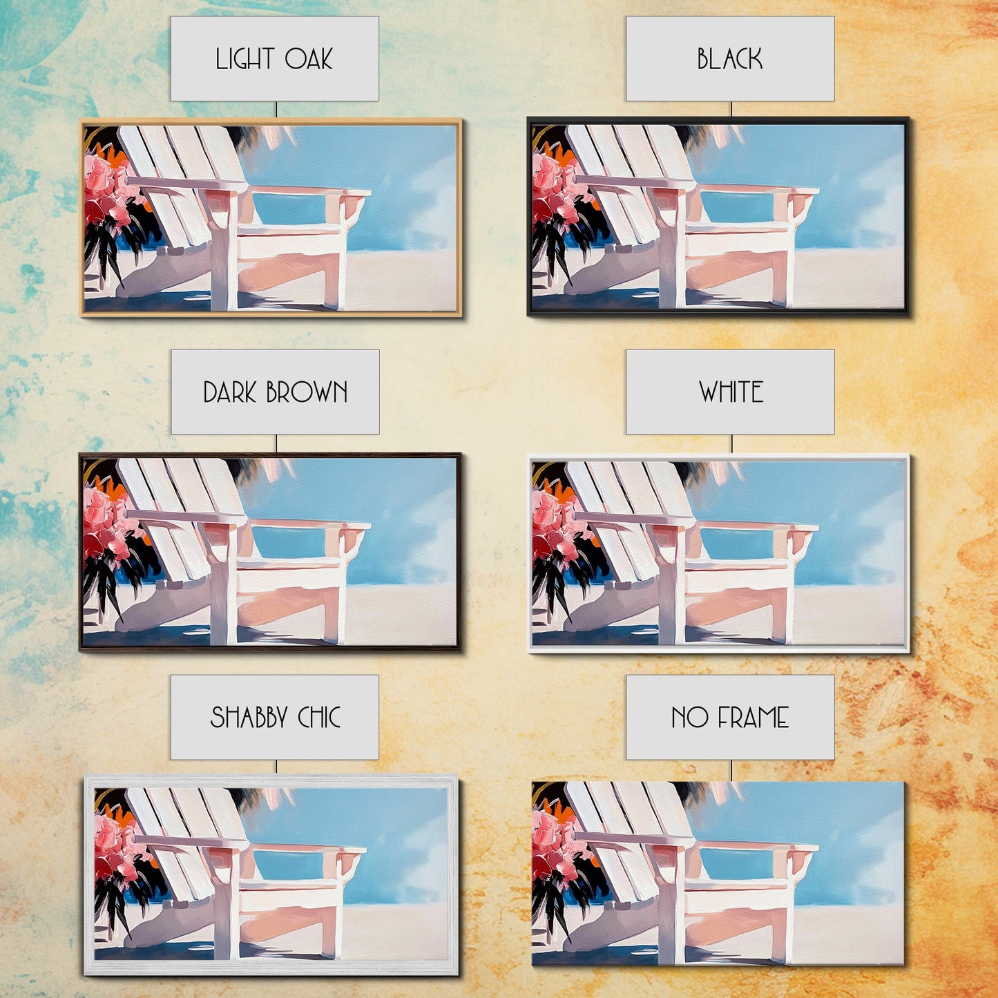 Beach Chair, Summer Relaxation, Coastal Outdoor Art, Vacation Aesthetic, Tropical Home Decor, Minimalist Pastel, Canvas Print, Patio