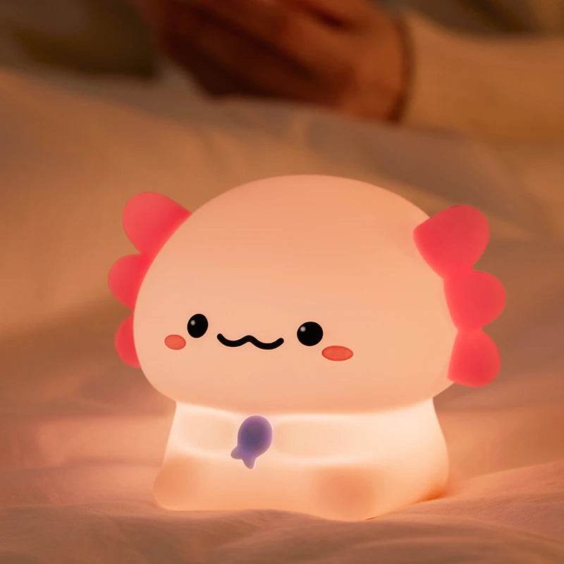 Cute Pink Piggy Night Light USB Rechargeable LED Lamp