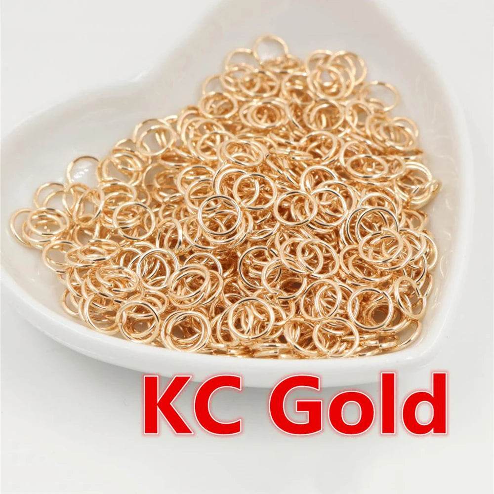 200pcs/Lot Metal DIY Jewelry Findings Jump Rings & Split Rings