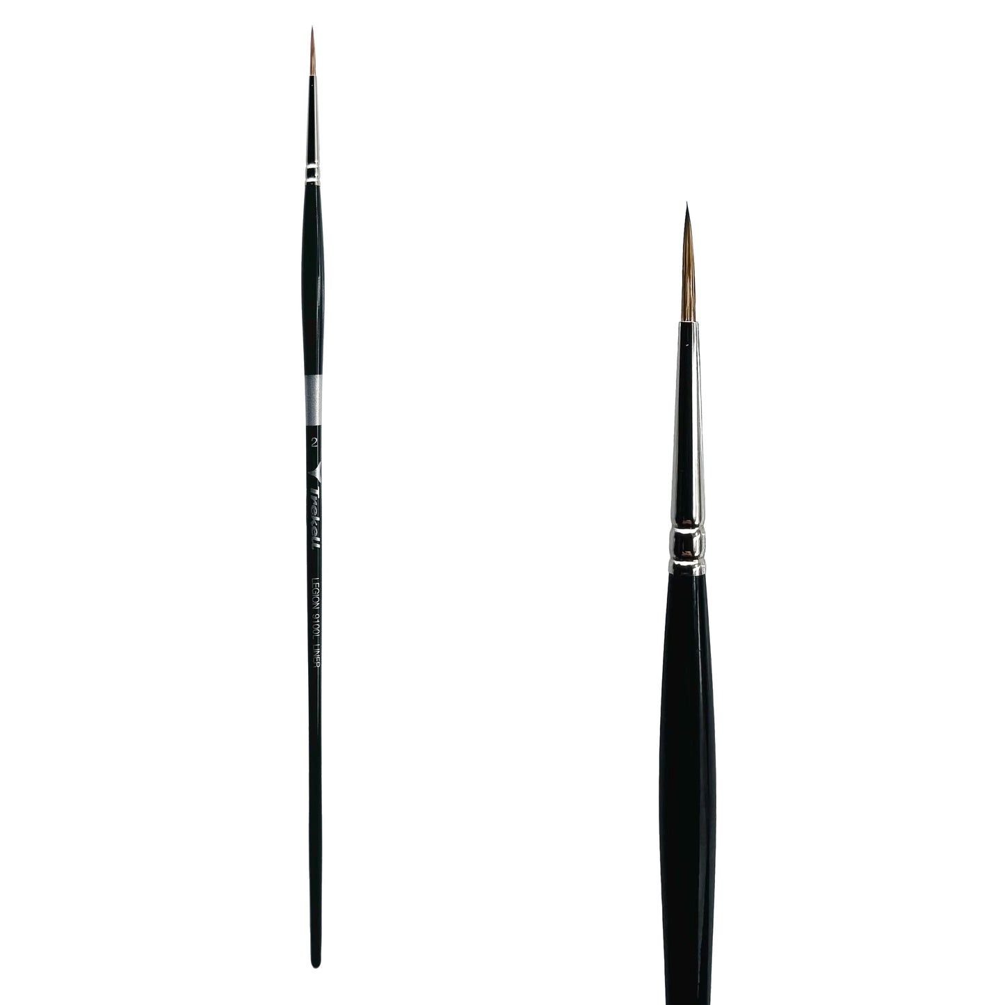 Trekell Legion Synthetic Mongoose Long Handle Artist Brush - Size #2 Liner