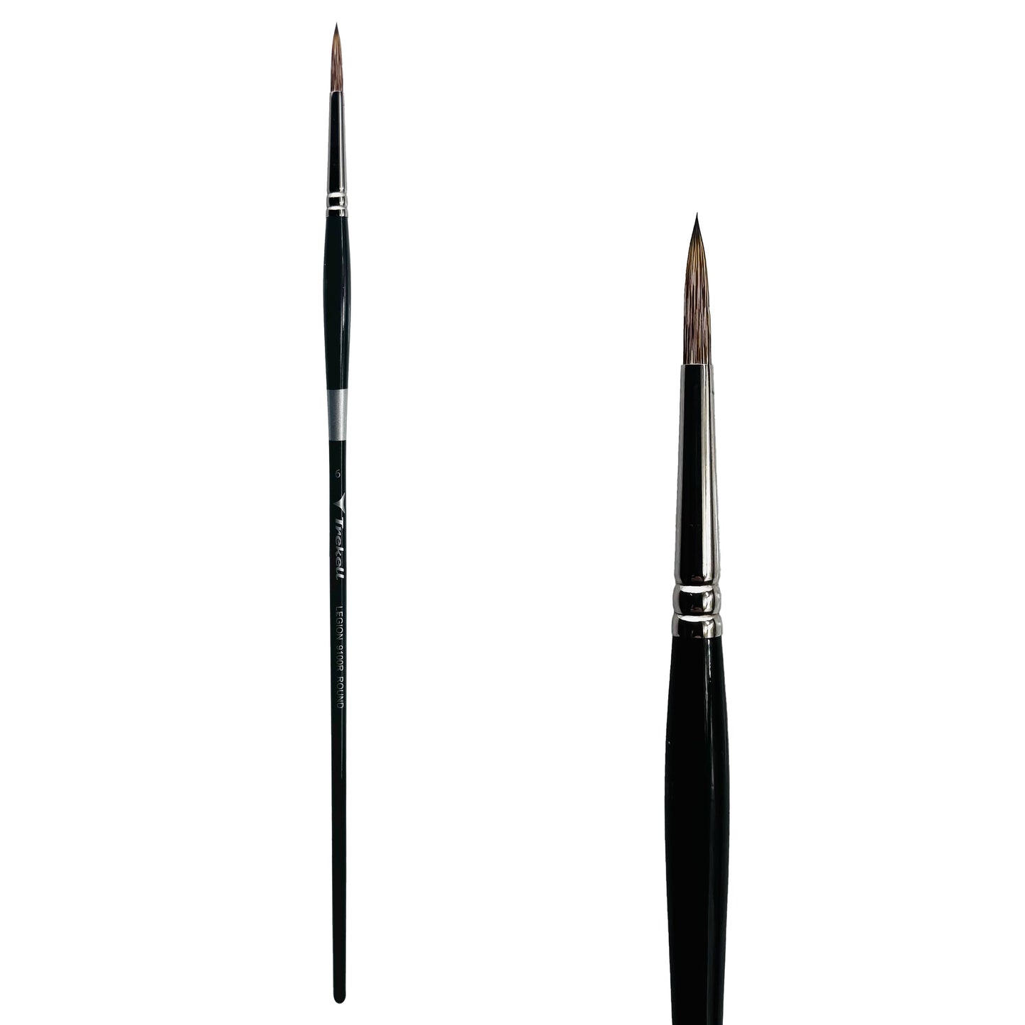Trekell Legion Synthetic Mongoose Long Handle Artist Brush - Size #6 Round