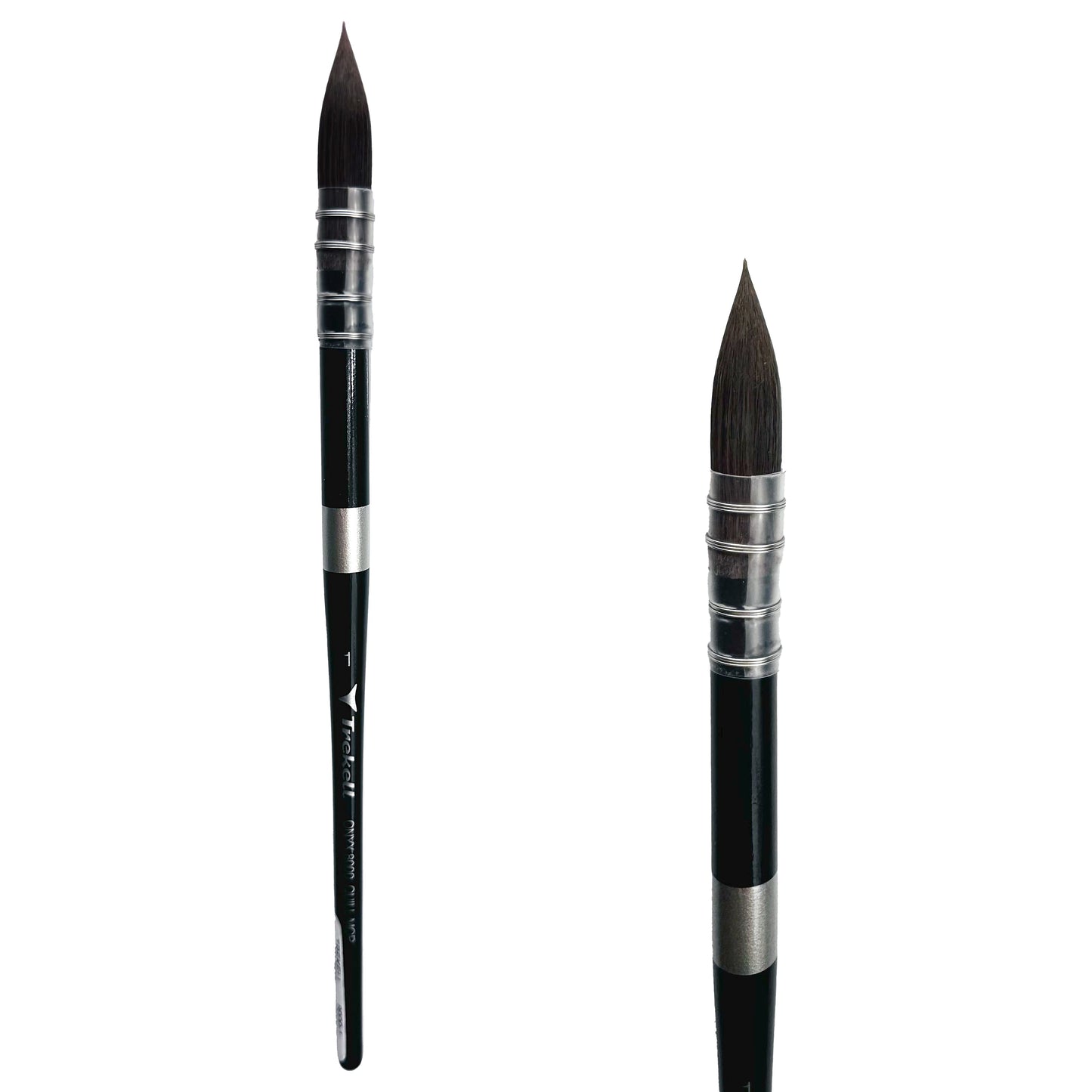 Trekell Onyx Synthetic Squirrel Short Handle Artist Brush - Size #1 Quill Mop