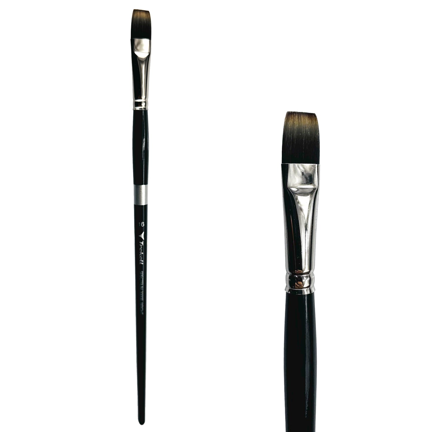 Trekell Spectrum Long Handle Artist Brush - Size #16 Bright