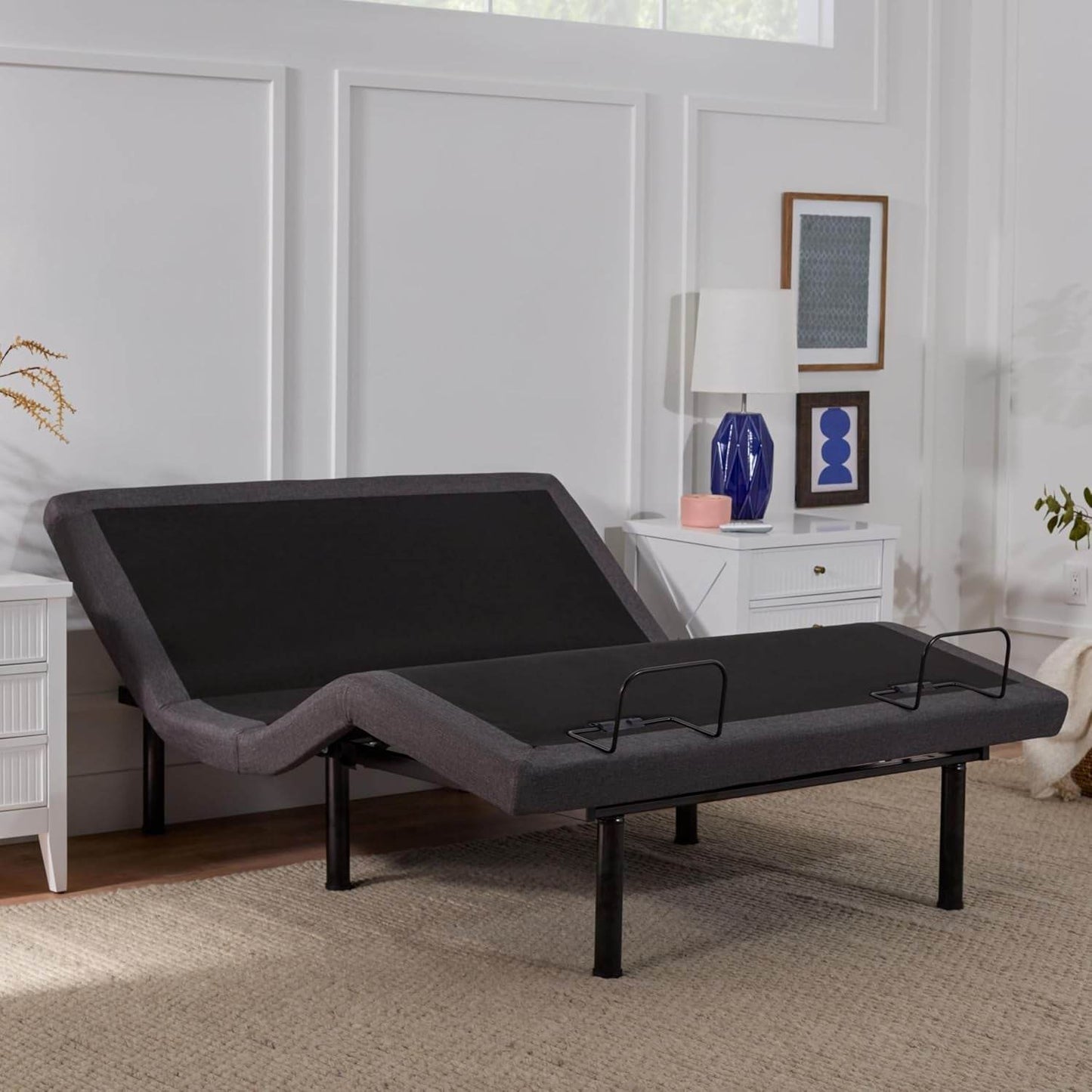 L600 Twin XL Adjustable Bed Base with Zero Gravity, Bluetooth, Massage, USB Ports & App Control