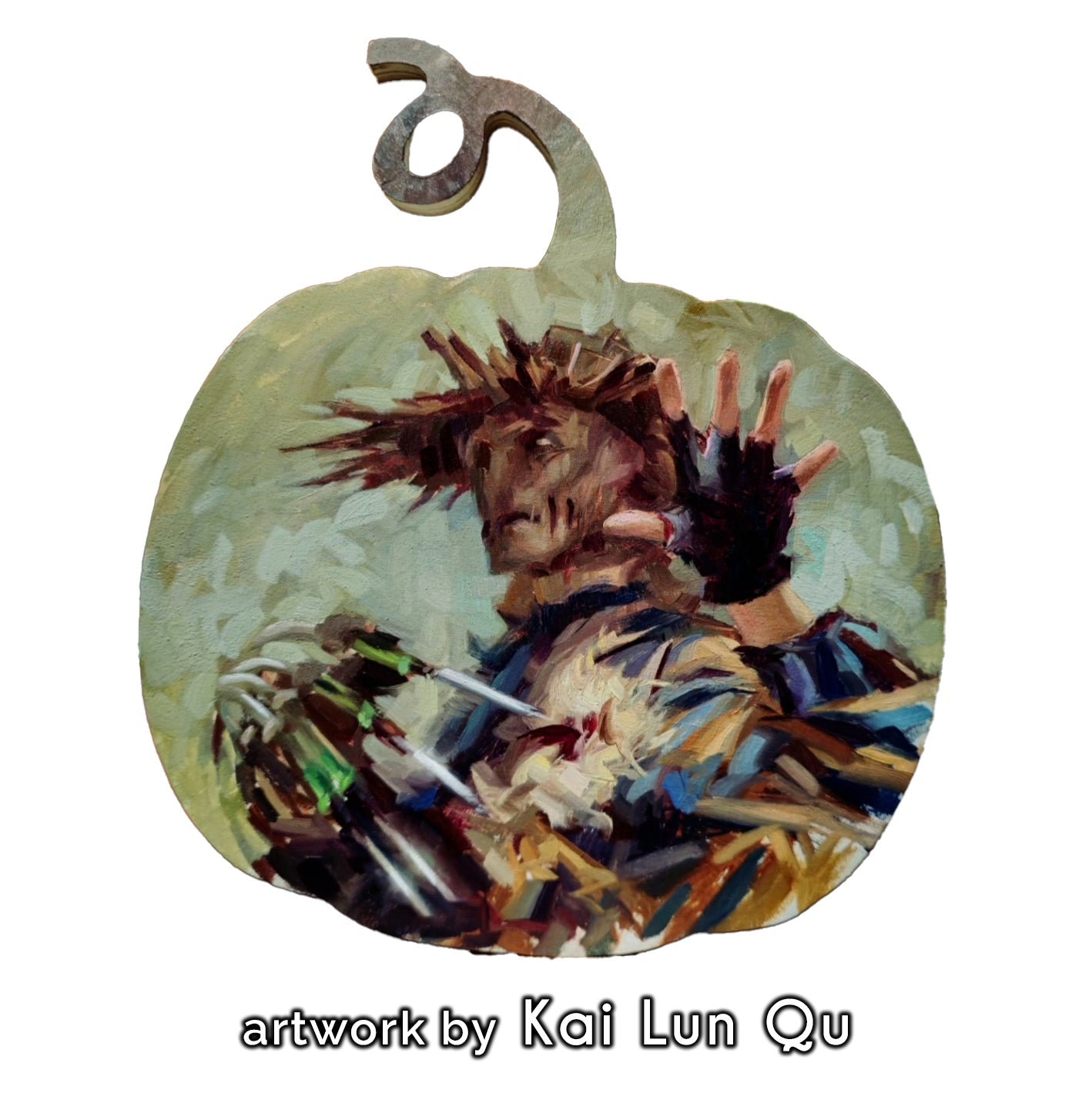 Trekell Pumpkin Panel - Wooden Painting Halloween Canvas