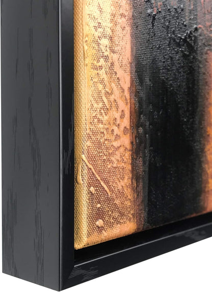 Stunning Hand-Painted Ballet Dancers Canvas Art in Elegant Black Frame – Perfect for Home Decor