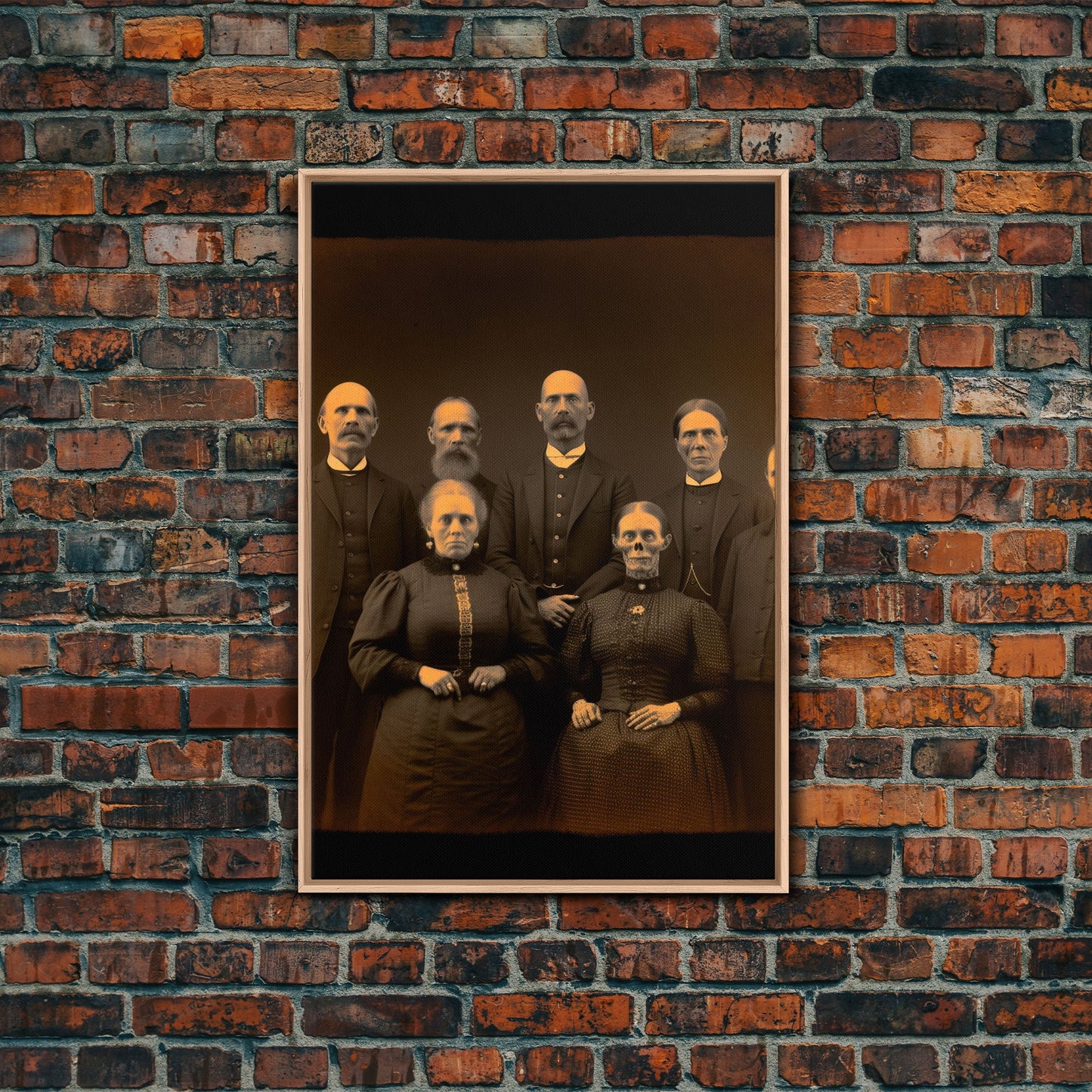 Halloween Wall Art, Spooky Room Decor, Horror Decor, Creepy Art, Ghost Art, Dark Fantasy, Canvas Print, Wall Art, Vertical Print, Room Decor