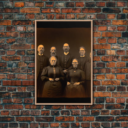 Halloween Wall Art, Spooky Room Decor, Horror Decor, Creepy Art, Ghost Art, Dark Fantasy, Canvas Print, Wall Art, Vertical Print, Room Decor