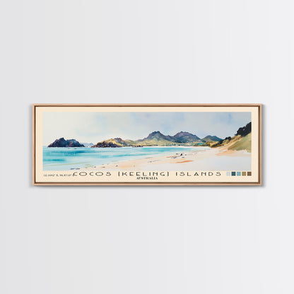 Coffee Bay, South Africa Watercolor Beach Print, Vacation Gift, South Africa Wall Art, Beach Painting, Beach Decor, Beach Painting