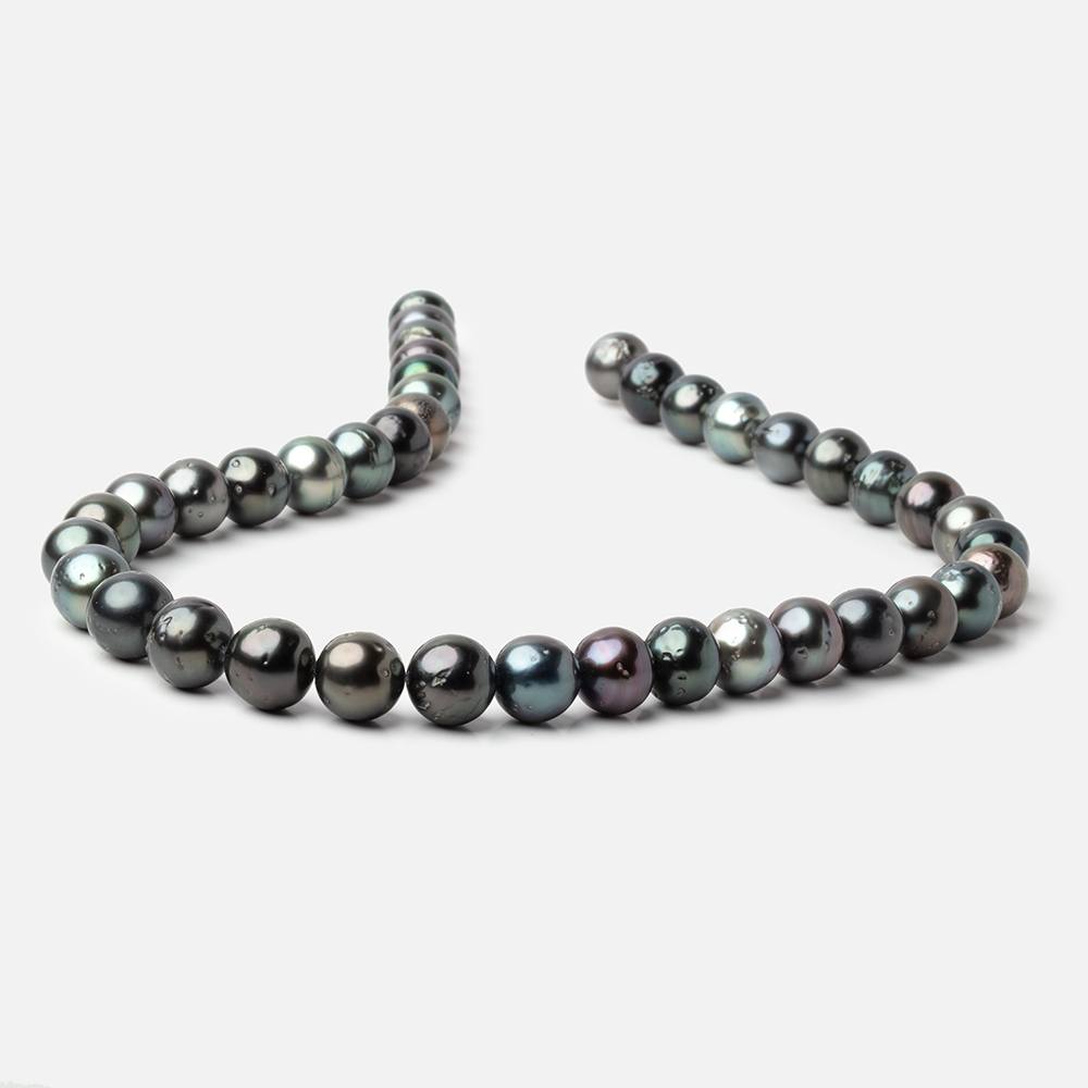 10-11mm Tahitian Saltwater Pearls 16 inch 40 Beads AA