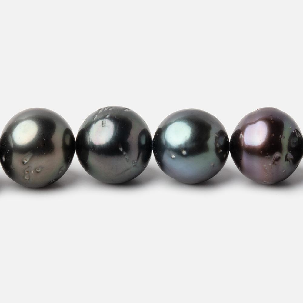 10-11mm Tahitian Saltwater Pearls 16 inch 40 Beads AA