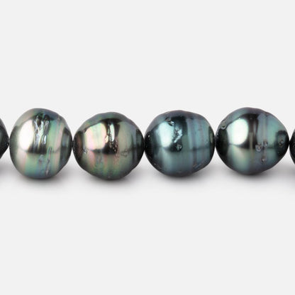 10-11mm Tahitian Saltwater Pearls 16 inch 38 Beads AA