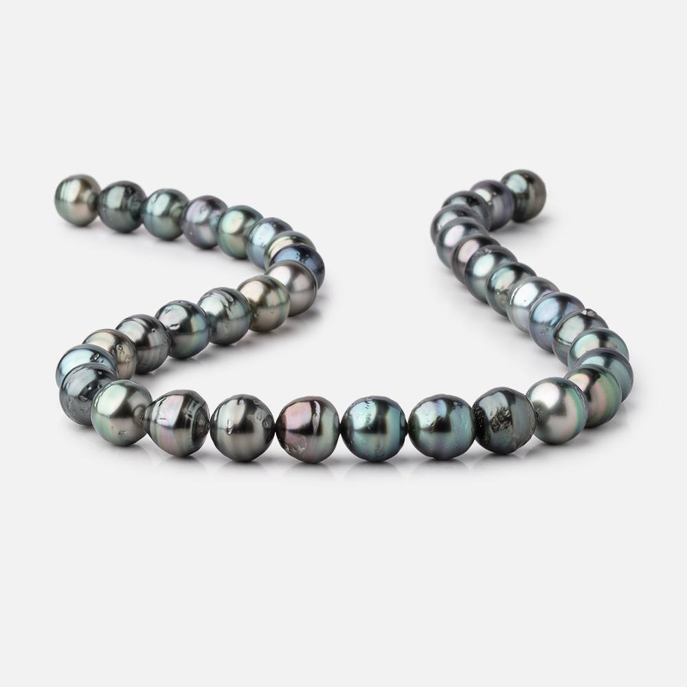 10-11mm Tahitian Saltwater Pearls 16 inch 38 Beads AA