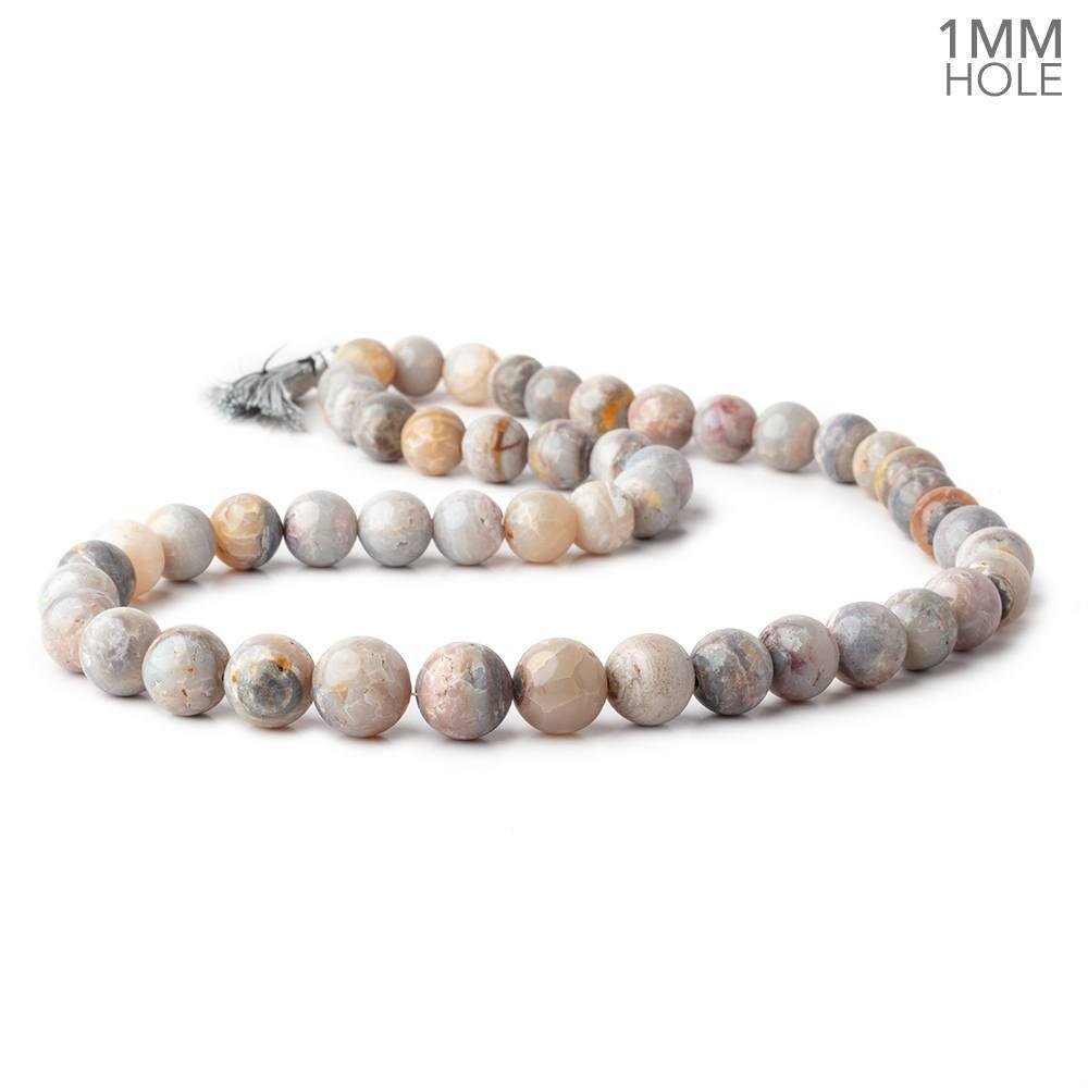 10-13mm Australian Opal Plain Round Beads 20 inch 47 pieces 1mm Large Hole