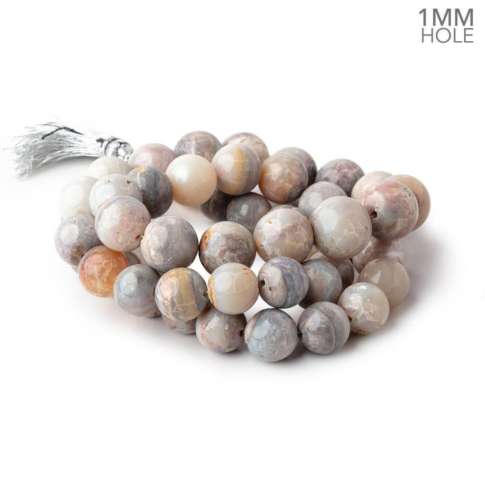 10-13mm Australian Opal Plain Round Beads 20 inch 47 pieces 1mm Large Hole