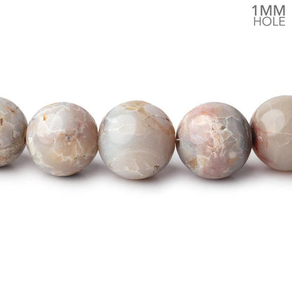 10-13mm Australian Opal Plain Round Beads 20 inch 47 pieces 1mm Large Hole