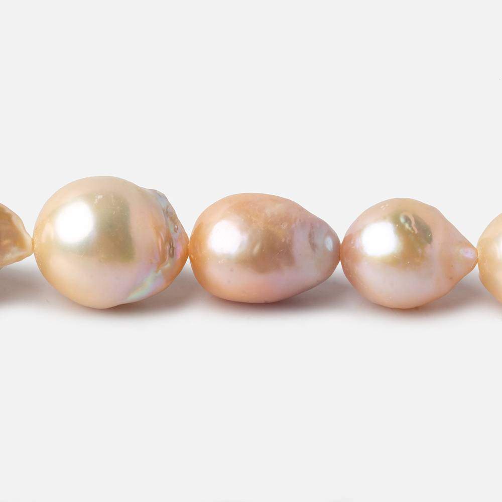 10-13mm Multi Color Ultra Baroque Freshwater Pearls 16 inch 28 pieces