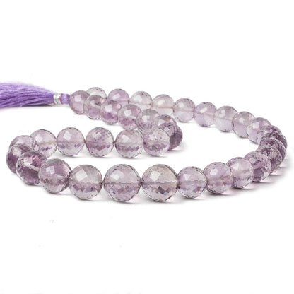 10-13mm Pink Amethyst faceted round beads 16 inch 36 pieces AAA