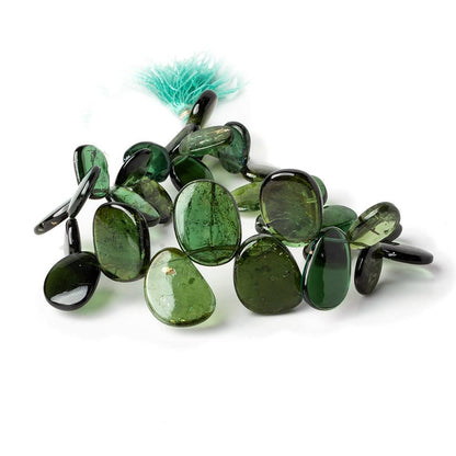10-17mm Dark Olive Green Tourmaline Slice