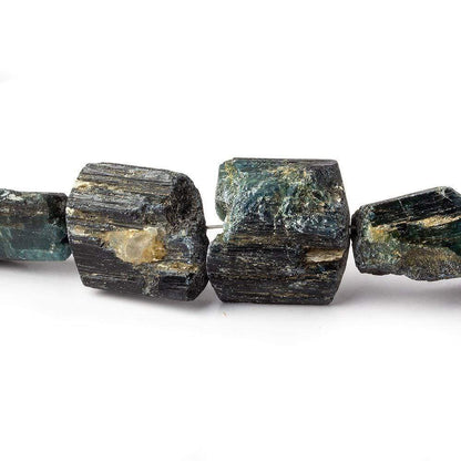 10-18mm Indicolite Tourmaline Beads Natural Crystals 30 pcs