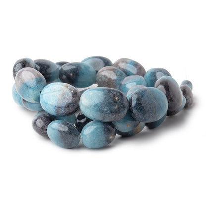 10-20mm Rare Paraiba Quartz Plain Nugget Beads 20 inch 34 pieces AAA