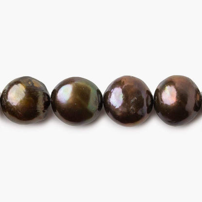 10mm - 11mm Chocolate Baroque Pearl, 15 inch, 36 pieces