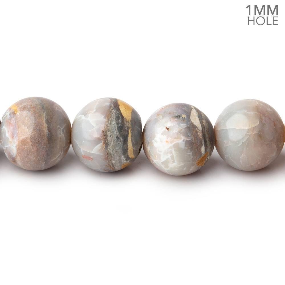 10mm Australian Opal Plain Round Beads 15 inch 40 pieces 1mm Large Hole