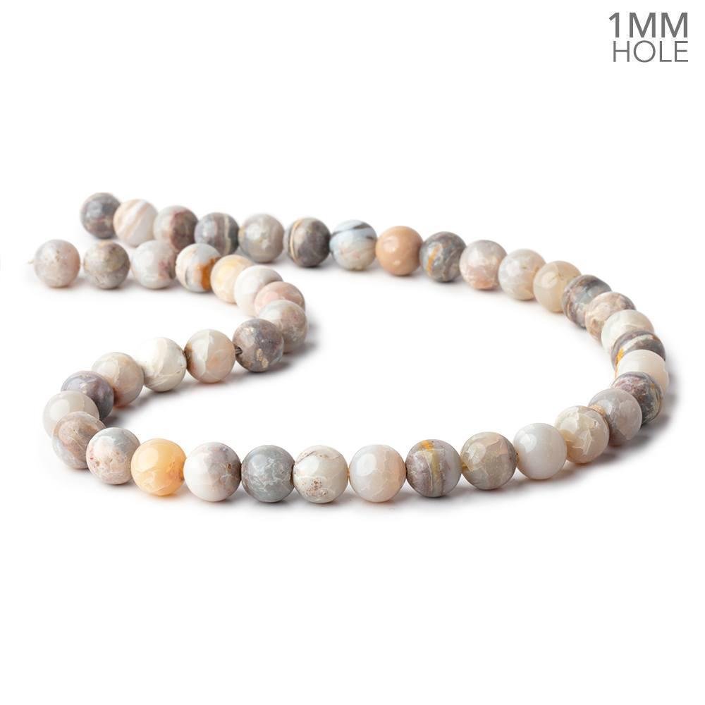 10mm Australian Opal Plain Round Beads 15 inch 40 pieces 1mm Large Hole