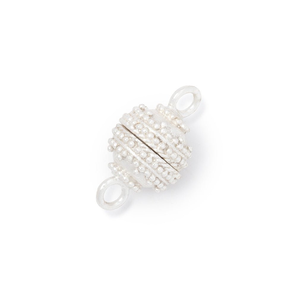 10mm Concentric Miligrain Design Magnetic Clasp 1 piece