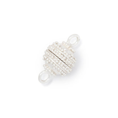 10mm Concentric Miligrain Design Magnetic Clasp 1 piece
