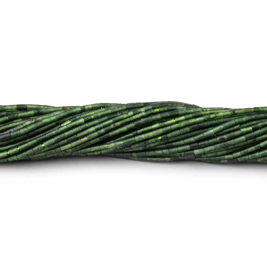 1.2-1.4mm Jade Hand Cut Tube Beads 15 inch 184 pieces