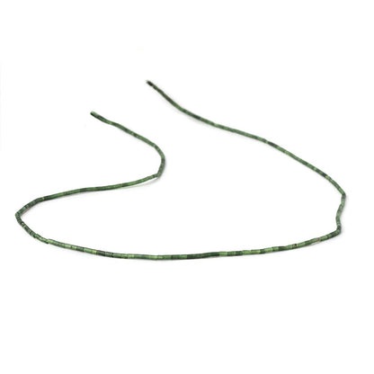 1.2-1.4mm Jade Hand Cut Tube Beads 15 inch 184 pieces