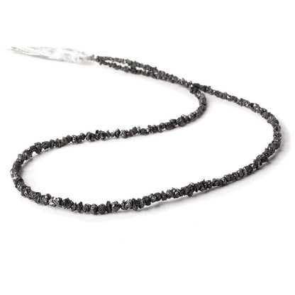 1.5-3.5mm Black Diamond crystal nugget beads 15 inch 220 pieces