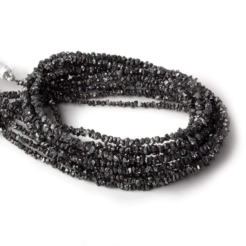 1.5-3.5mm Black Diamond crystal nugget beads 15 inch 220 pieces