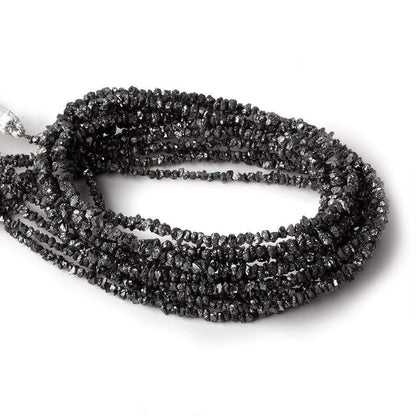 1.5-3.5mm Black Diamond crystal nugget beads 15 inch 220 pieces