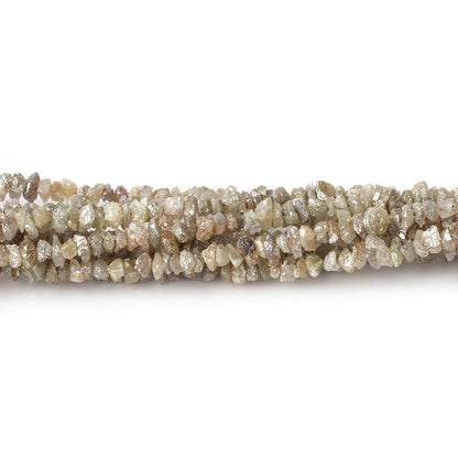 1.5-3mm Champagne Diamond Natural Crystal Nugget 15 inch 220 pieces