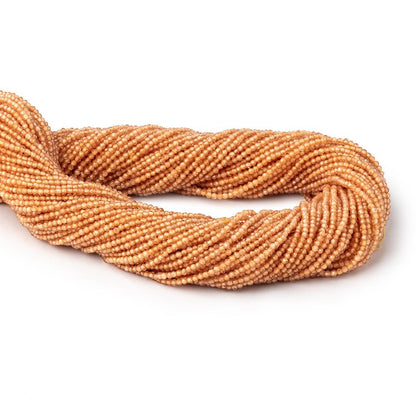 1.5mm Mandarin Garnet Micro Faceted Round Beads 12.5 inch 230 pieces AA