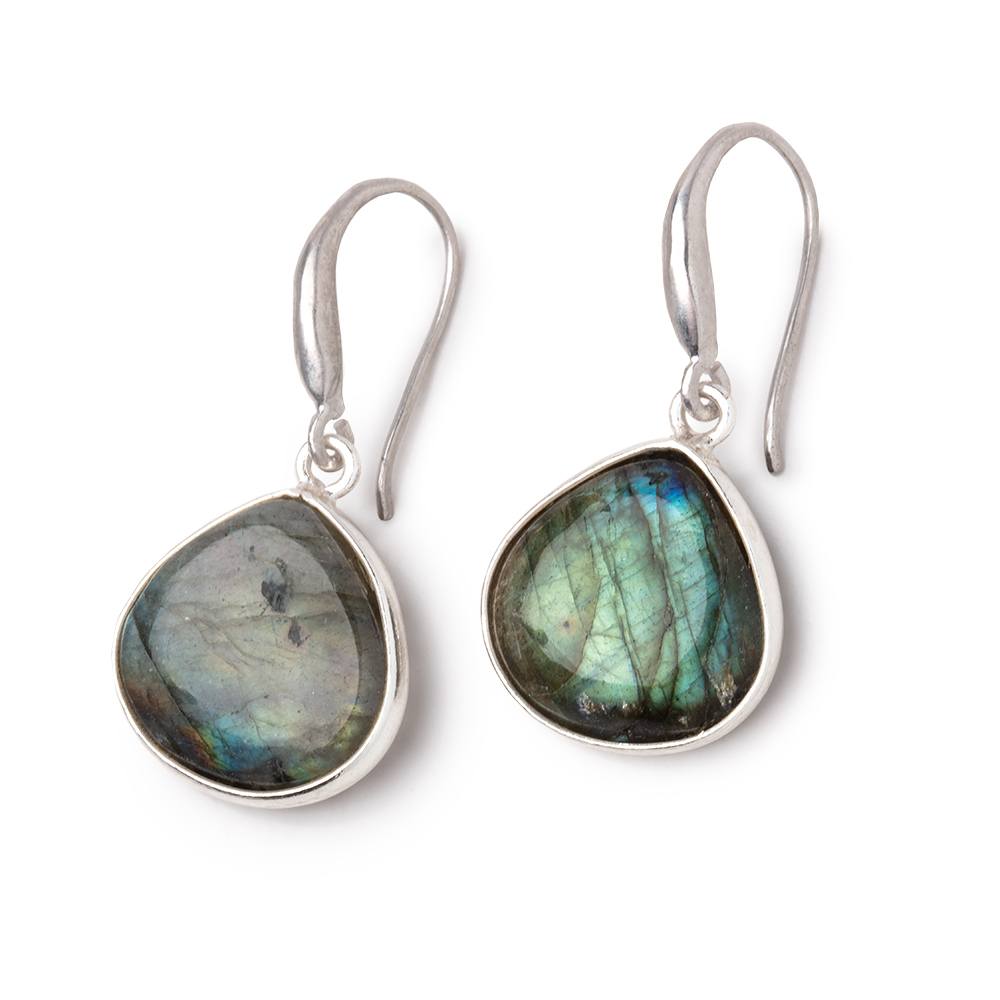 16mm Sterling Silver Earwire with a Satin Finish Set of 2 pieces