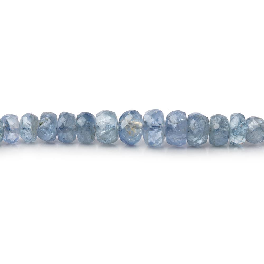 1.7-5mm Ceylon Blue Sapphire Faceted Rondelle Beads 19 inch 290 pieces