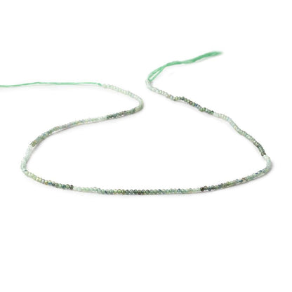 1.7mm Green Sapphire Micro Faceted Round Beads 12.5 inch 220 pieces