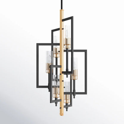 Vivaan 6 - Light Dimmable Geometric Chandelier