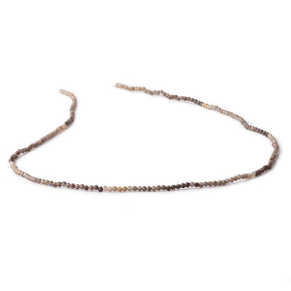 1.8mm Multi Grey Sapphire Micro Faceted Round Beads 13 inch 200 pieces AA