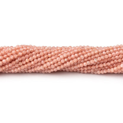1.8mm Rhodochrosite Micro Faceted Round Beads 12.5mm 192 pieces