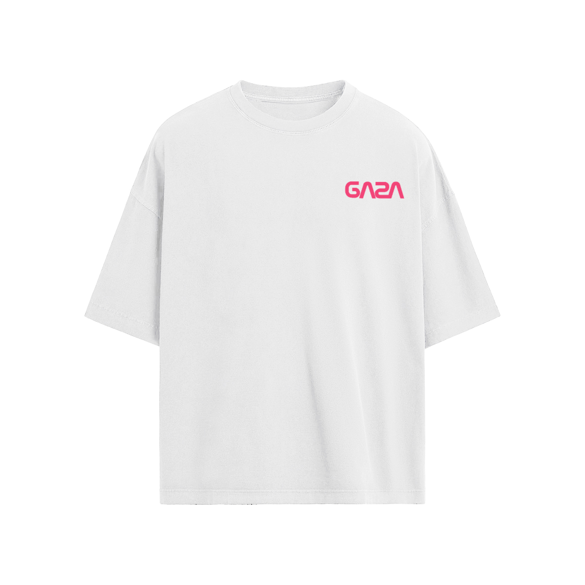 NASA Script GAZA Oversized T-shirt