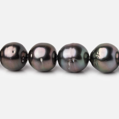 10-12mm Tahitian Round Saltwater Pearls 16 inch 36 pieces AA